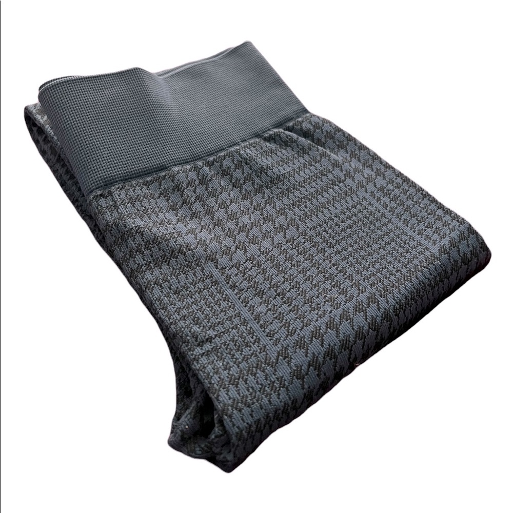 Houndstooth Navy/Black Leggings S/M